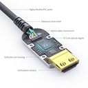 HDMI-välijoh akt opt 60m 2.0b 4K FiberX 18Gbps AOC 