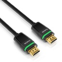 HDMI-välijohto 0,5 m HighSpeed UltraLock LSZH 