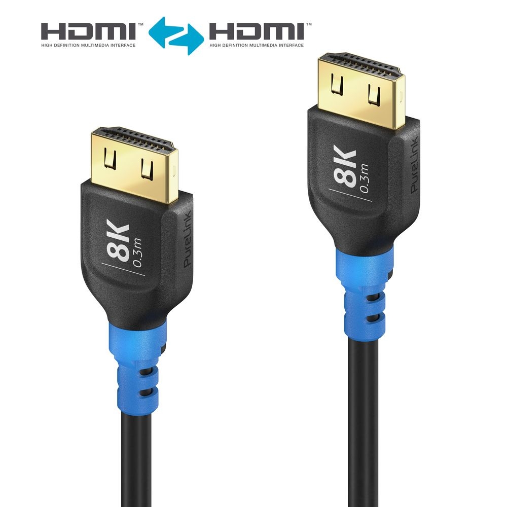 HDMI-välijohto 0,3 m 8K Ultra High Speed