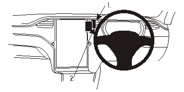 ProClip konsili oik ohj Tesla S 13-21/X 16-22