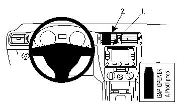 ProClip kesk Volkswagen Jetta 11-17