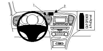 ProClip kesk Kia Optima 11-14