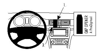 ProClip autokoht kiinnike Skoda Superb 09-15 keski