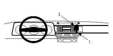 ProClip autokoht kiinnike kesk Jaguar XJS 75-96