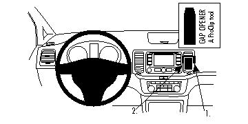 ProClip autokoht kiinn SeatAlham  11-19 VW