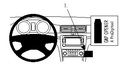 ProClip autokoht kiinn konsoli Skoda Superb 09-15