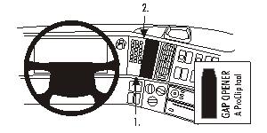 ProClip autokoht kiinn kesk Volvo FH/NH 03-12 FM 03-13