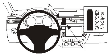 ProClip autokoht kiinn kesk Skoda Octavia III 13-17