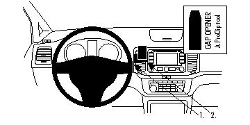 ProClip autokoht kiinn kesk SeatAlhambr 11-17 VWSharan 11-17