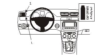 ProClip autokoht kiin vas suutin VW Passat 05-14/Alltrack 12-15/P