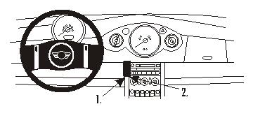 ProClip autokoht kiin Mini Cooper 01-06/Conv 01-07