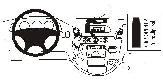 ProClip autokoht kiin Mercedes Sprinter 00-06 keski