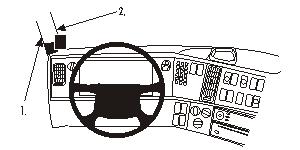 ProClip autokoht kiin a-pilari Volvo FH/NH ja FM series 03-06