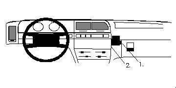 ProClip autokoht kesk Citroen Xantia 93-97