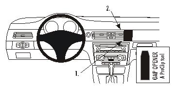 ProClip autohtainen kiinn kulm BMW 316-330/E90/E91/E92/E93 05-1