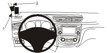 ProClip A-pilari Nissan Qashqai 14-18