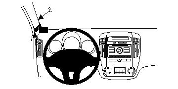 ProClip A-pilari Kia cee'd 10-12