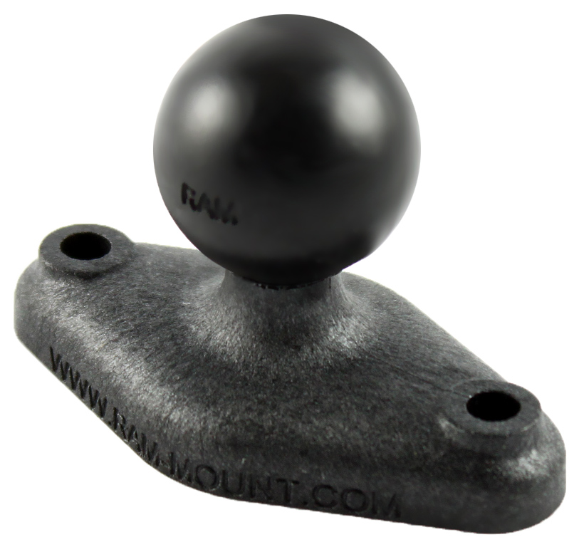 RAM-pallo 1""  2 kiinnitysreikää timantimuotoinen kiinnityspohja