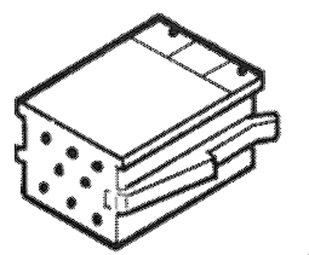 MiniISO-liitin, keltainen 