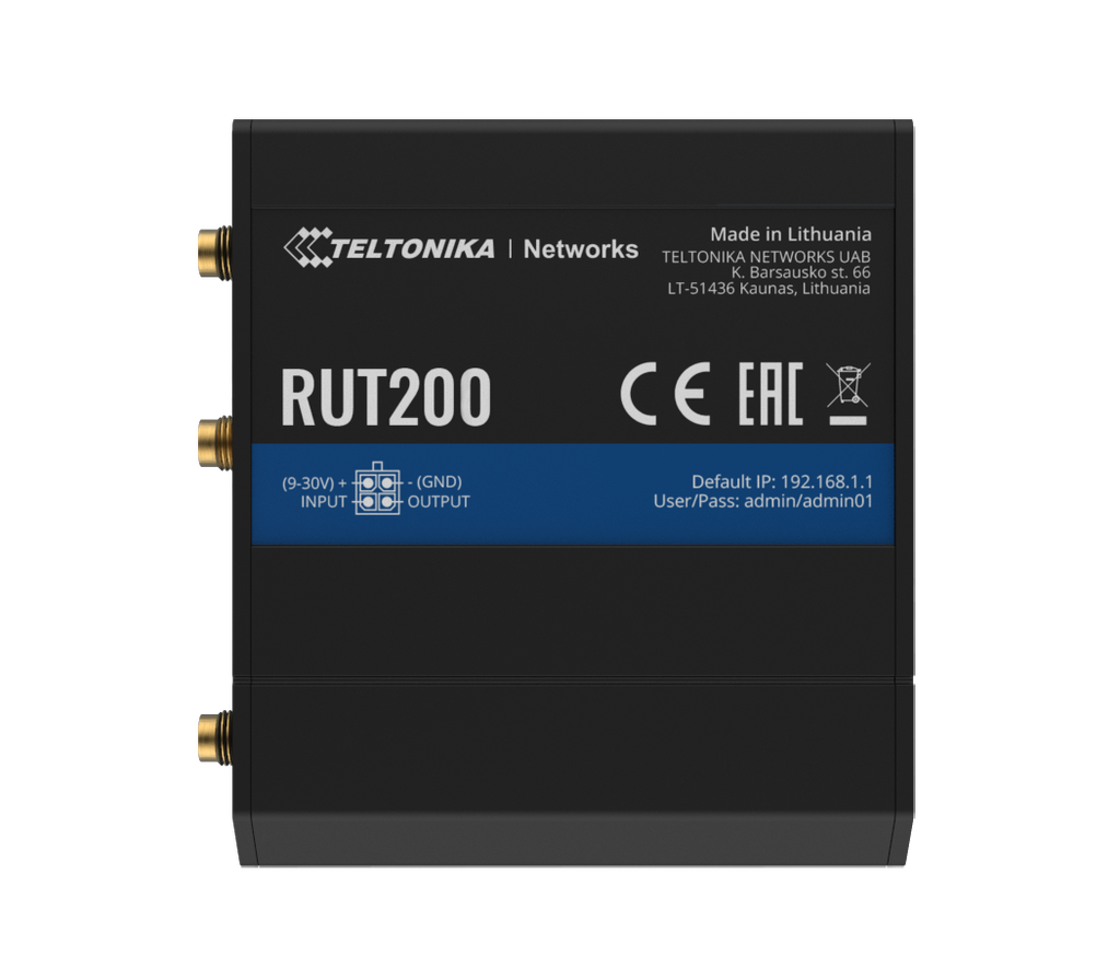 4G/LTE/WLAN -reititin Cat4 1 SIM paikka, ulkoiset antennit