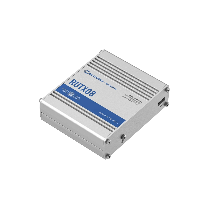 4 porttinen kytkin 1000 Mbps Firewall, RMS tuki