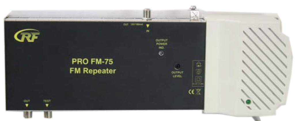 FM-radiotoistin 88-108MHz vahv. 65dB(max)