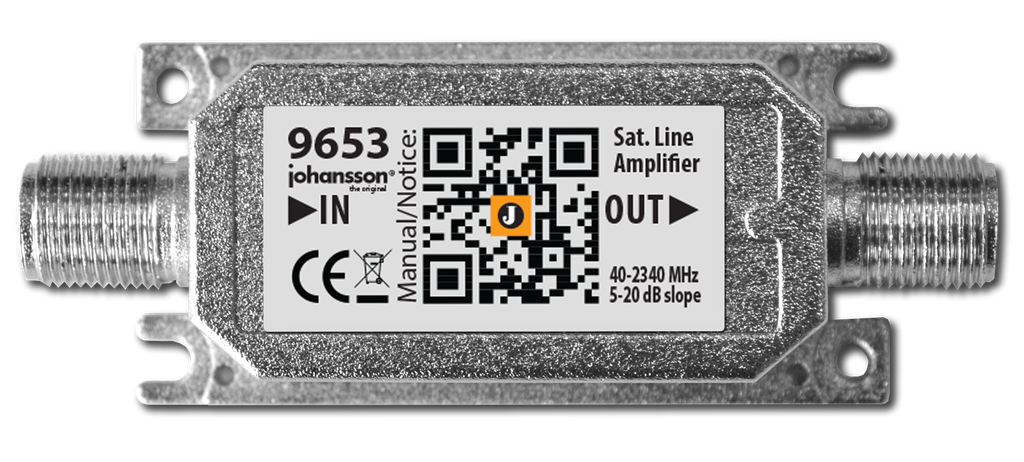 Linjavahvistin 40-2340MHz 5-20dB 