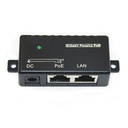 PoE-injektori 9-48Vdc pas 1-porttia 2,1DC RJ45