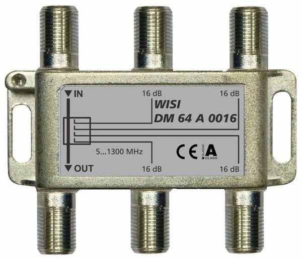 Haaroitin 1/4 5-1300MHz 16dB Docsis 3.1 -yhteensopiva