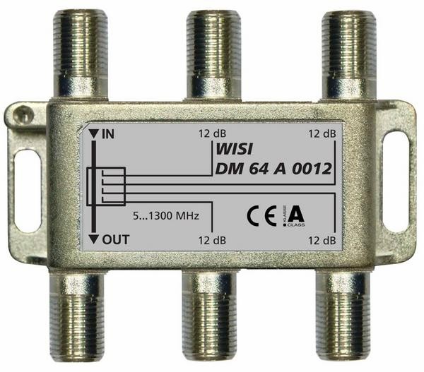 Haaroitin 1/4 5-1300MHz 12dB Docsis 3.1 -yhteensopiva