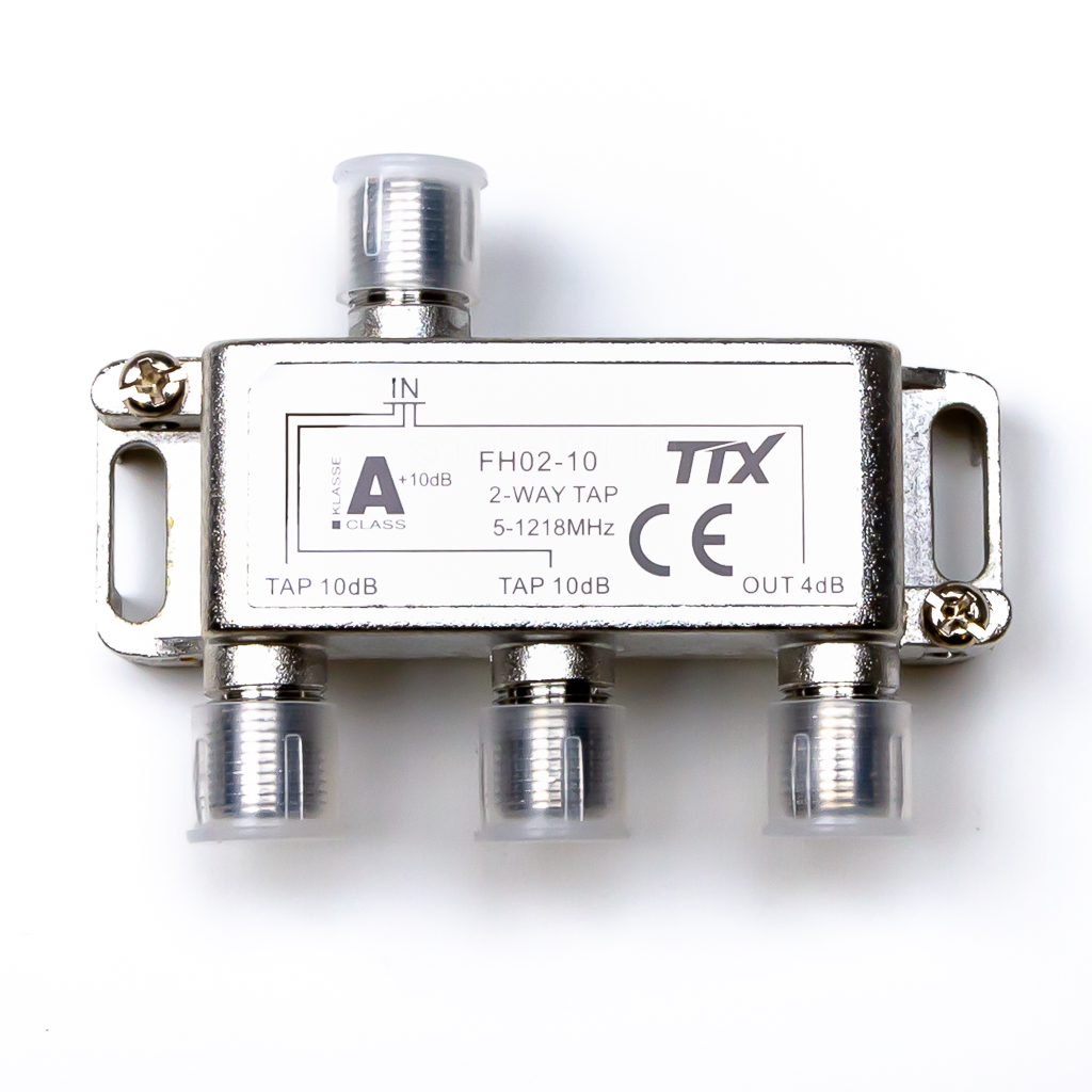 Haaroitin 1/2 5-1300MHz 10dB Docsis 3.1 -yhteensopiva