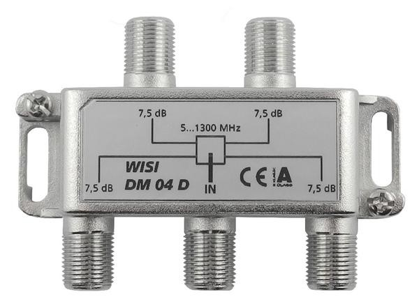 Jaotin 1/4 5-1300MHz 7,5dB Docsis 3.1 -yhteensopiva