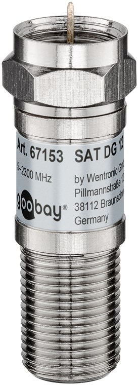 Vaimenn kiint 12dB F-u/n 75 ohm 5-2300MHz DC-läpimeno