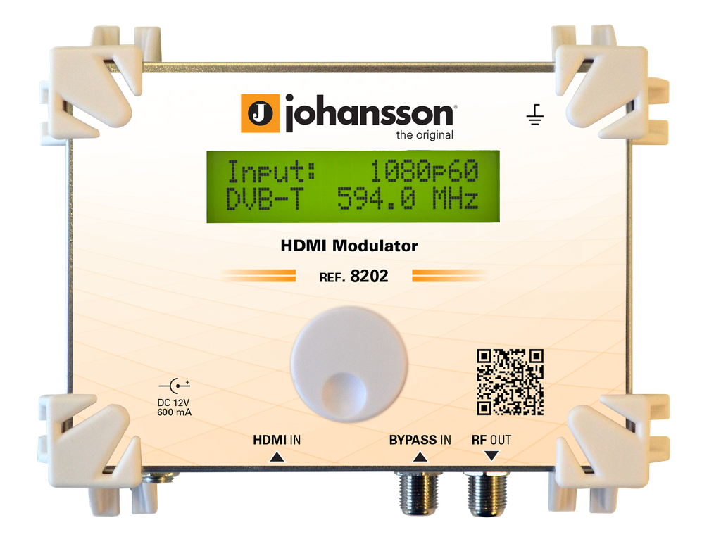 HDMI-modulaattori HDMI-DVB-T/C 1 HDMI-tulo / 1 COFDM/QAM-lähtö