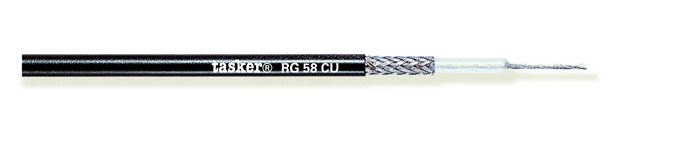 RG-kaapeli 50 ohm 19x0,18 ø5,0 MIL C17F 500 m rulla