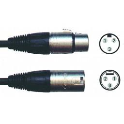 XLR3-uros/XLR3-naar 3m 