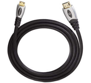 HDMI-välijohto MKII HDMI/HDMI-mi **** musta punottu suoja 1,5m