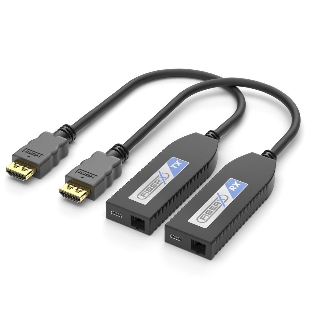 HDMI-extenderi 4K lukit HDMI HDMI 2.0b MultiMode 1000m OM4 SC