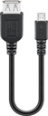 USB-välij A-naaras/B-micro uros 0,2 m OTG IP TK0602