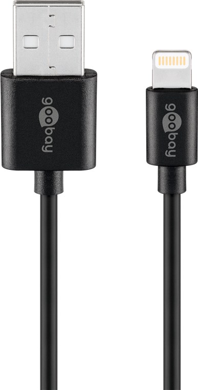 USB-välijohto MFi iPhone/iPad mu sta 0,5m bulk IUSB305