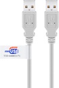 USB-välij A-uros/A-uros 2m IP TK 10