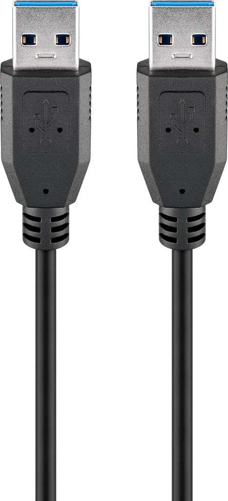 USB-A-uros/USB-A-uros 1,8m välij ohto USB3.0 bulk TK36