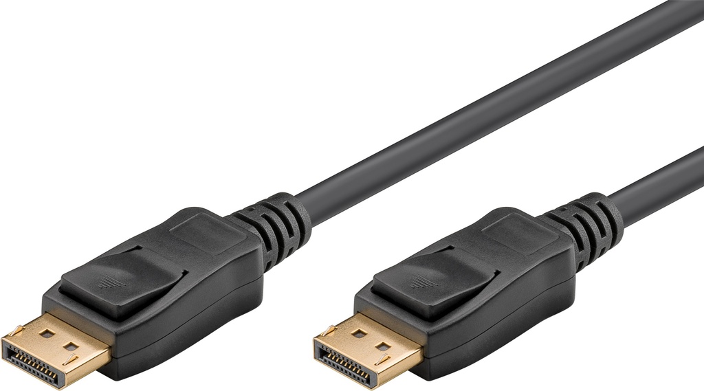 DisplayPort-uros/DisplayPort-uro s välij 1,4 8K musta 3m bulk