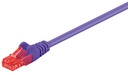 CAT6-välijohto U/UTP violetti 2m CCA bulk