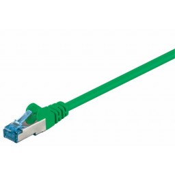 CAT6a-välijohto S/FTP vihreä 20m LSZH CU bulk