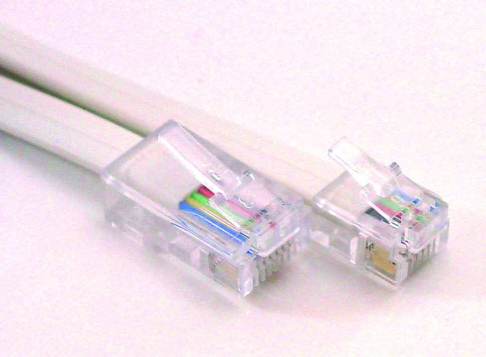 Puhelinjohto 10m RJ45/RJ11 