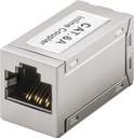 RJ45-jatko 8n n/n CAT6a 1:1 metallikotelo