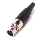 XLR-liitin 4n naaras mini-XLR 