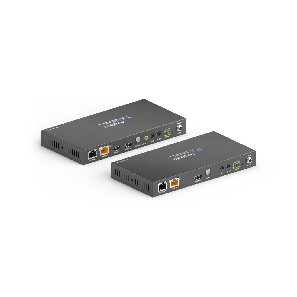 HDMI HDBaseT3.0 USB PoC KVM Extender (4K@100 m) CAT