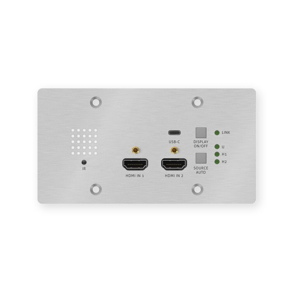 HDBaseT Tx lähetin PoH wallplate HDMI 4K@60Hz 40m